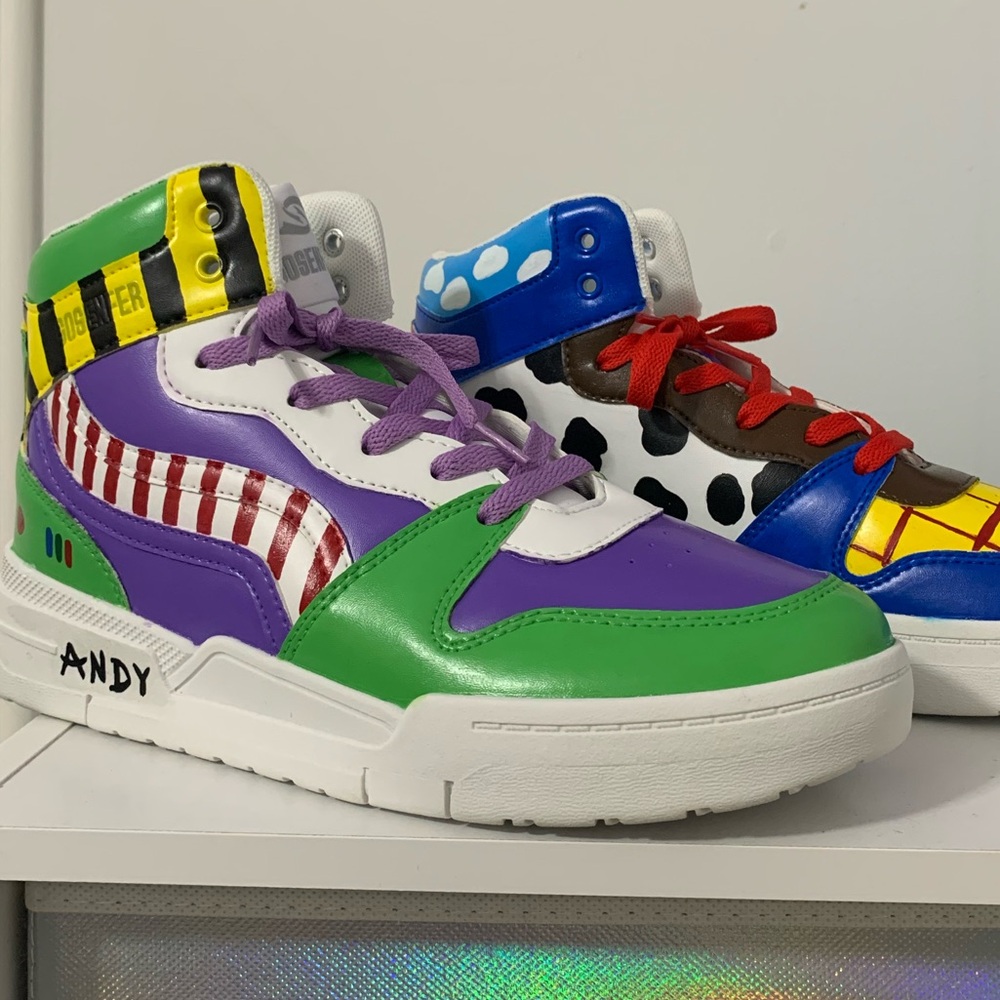 Custom Painted [Sosenfer] sneakers Toy Story Themed